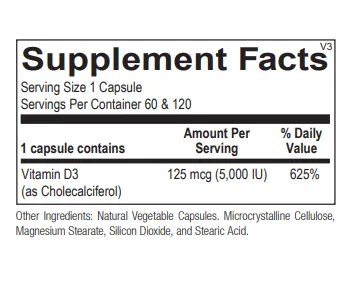 Vitamin D 5,000 IU